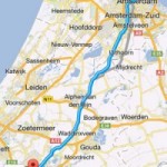 de route weergave in Google Navigatie