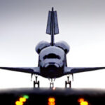 Moeilijk maar leuk iPad spel: Space Shuttle Sim