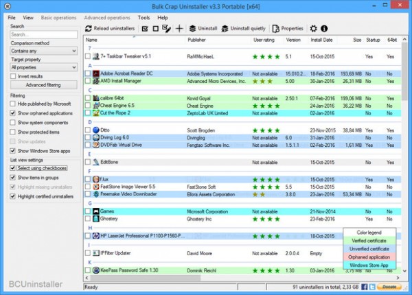 download Bulk Crap Uninstaller 5.7 free