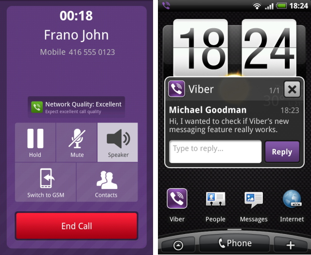 Je kunt makkelijk en goedkoop bellen met Viber.
