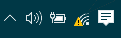 Het uitroepteken zegt dat Windows 10 geen verbinding met wifi heeft.