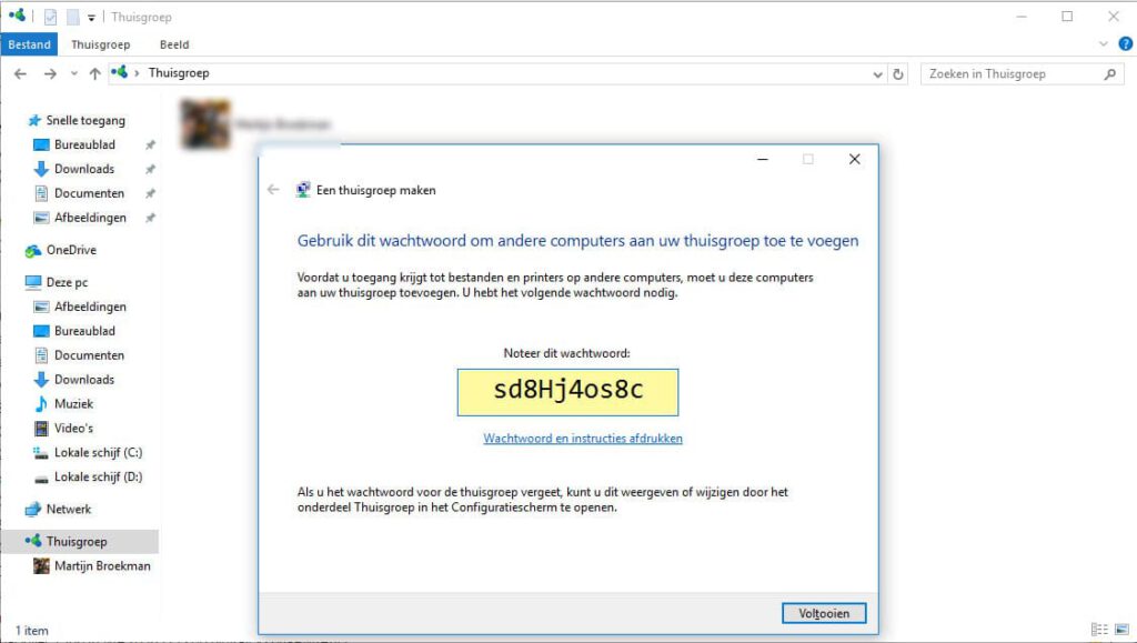 Het wachtwoord voor de Windows Thuisgroep. Ben je het vergeten? Dan kun je het eenvoudig achterhalen.