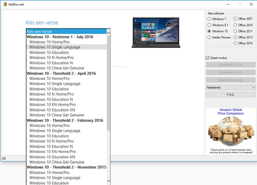 Windows 10 of MS Office downloaden was nog nooit zo makkelijk.