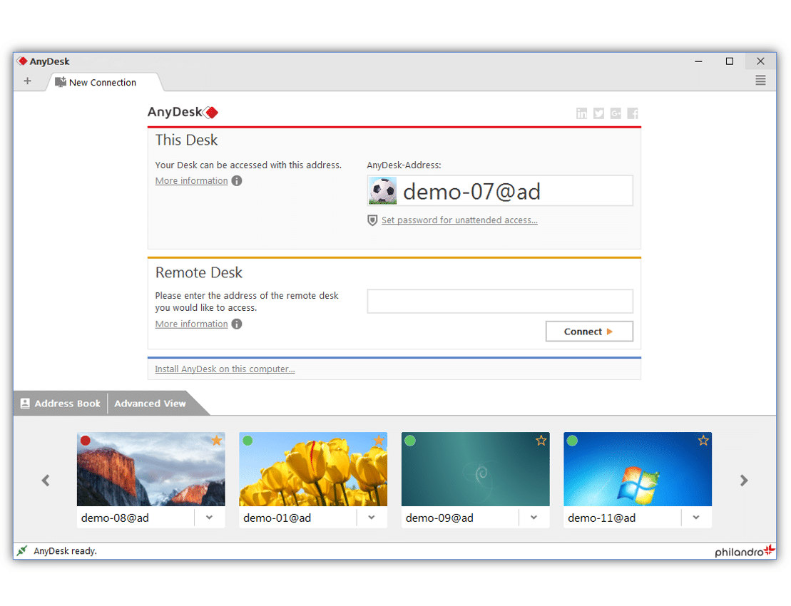 anydesk for windows 10 online